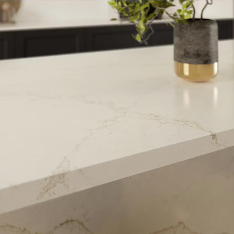 Plan de travail en Quartz Silestone® Blanc Elysée